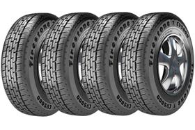 Combo 4 Pneus 185r14c 104/102r Radial Tubeless Cv5000 Firestone