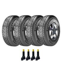Combo 4 Pneus 205/70r15c 106/104r Tubeless Radial Cv5000 Firestone + Bico Valvula Tr414