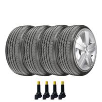 Combo 4 Pneus 215/45r17 91V F-700+ Firestone + Bico Valvula Tr414