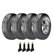 Combo 4 Pneus Strada Fit 185/55r16 83V F-700 Firestone + Bico Valvula Tr414