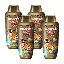 Combo 4 Shampoo 5 em 1 CatDog & Cia para Cães e Gatos - 700ml