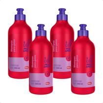 Combo 4 Shampoo Pelo Amor Ibasa para Gatos - 500ml