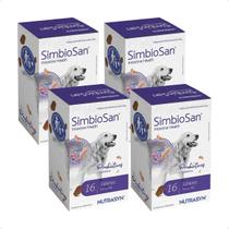 Combo 4 Simbiosan Intestine Health Nutrasyn Suplemento para Cães - 16 Tabletes Combo 4 Simbiosan Intestine Health Nutrasyn Suplemento para Cães - 16 Tabletes