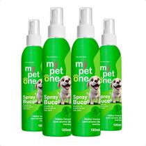 Combo 4 Spray Bucal Menta para Cães e Gatos Mypetone - 120mL Combo 4 Spray Bucal Menta para Cães e Gatos Mypetone - 120mL