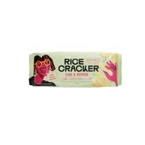 Combo 4 uni. biscoito arroz rice cracker lime & pepper 100g Combo 4 uni. biscoito arroz rice cracker lime & pepper 100g