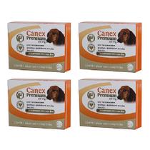 Combo 4 unidades Canex Premium 450mg Vermífugo Ceva para Cães 5 kg com 4 comprimidos