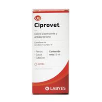 Combo 4 unidades Ciprovet Colirio - 5 ml
