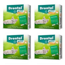 Combo 4 Unidades Drontal Spot On 0,35ml Gatos 0,5 a 2,5kg - Bayer