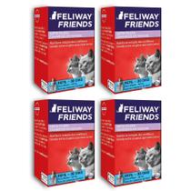 Combo 4 unidades Feliway Friends Refil para Difusor - 48 ml