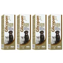 Combo 4 Unidades Glicopan Pet 30 ml Suplemento Cães e Gatos - Vetnil