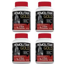 Combo 4 unidades Hemolitan Gold - 30 Comprimidos - Vetnil