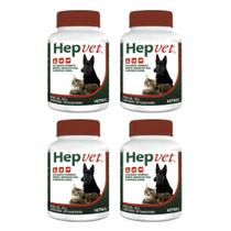 Combo 4 unidades Hepvet Suplemento Vetnil - 30 Comprimidos