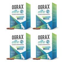Combo 4 unidades Ograx Artro para Cães e Gatos - 30 Cápsulas