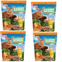 Combo 4 unidades Ração Funny Bunny Roedores Delícias da Horta 1,8 kg - Supra