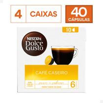 Combo 40 Cápsulas Café Caseiro Dolce Gusto