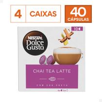 Combo 40 Cápsulas Chai Tea Latte Chá Dolce Gusto