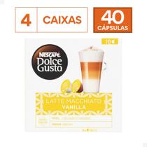 Combo 40 Cápsulas Latte Vanilla Dolce Gusto