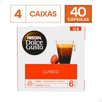 Combo 40 Cápsulas Lungo Café Dolce Gusto