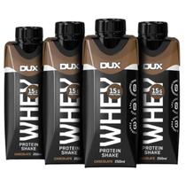 Combo 4x Shake Dux 250ml - Bebida Proteica Whey Pronto para Beber