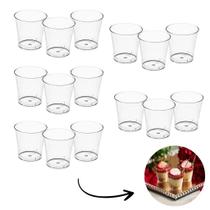 Combo 5 Copinho 25ML Festa Docinho Sobremesa Aniversario