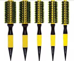 Combo 5 Escova Marco Boni Yellow Ceramic Profissional Pp 2xp 2xm