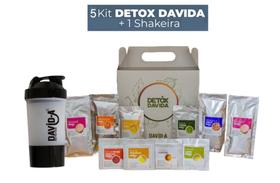 Combo 5 Kits Detox Davida + 1 Shakeira - Davida Nutrition