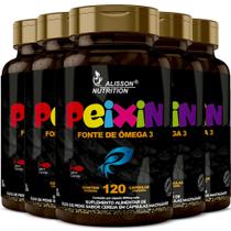 Combo 5 Omega 3 Peixin Sabor Cereja mastigaveis