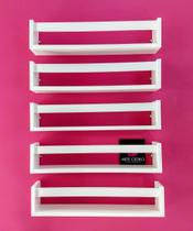 Combo 5 Prateleiras de Livros Infantis Prateleira Organizador de Brinquedos Pelúcia Estante Quarto d Bebê 40cm