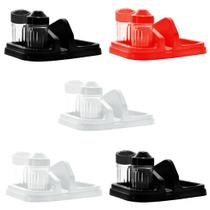 Combo 5 Super Kit - Porta Guardanapos + Saleiro + Paliteiro / 3 Em 1 acrílico Arca Plast