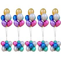 Combo 5 Suporte Balão Base 1,30m Armação Decoração Festa Combo 5 Suporte Balão Base 1,30m Armação Decoração Festa
