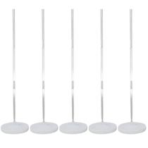 Combo 5 Suporte Coluna Balão Base 1,2m Festa Decoração Arranjo Combo 5 Suporte Coluna Balão Base 1,2m Festa Decoração Arranjo