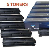 Combo 5 toners compatíveis com samsung mlt-d101s ml2160 ml2161 ml2165 scx3400 scx3401 alltoner 1.5k 5units