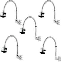 Combo 5 Torneira Gourmet Flexivel de Pia C/2 Jatos Cozinha Combo 5 Torneira Gourmet Flexivel de Pia C/2 Jatos Cozinha