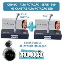 Combo 505 - 02 Canetas Alta Rotação série 505 LED EXTRA TORQUE DENTISTA ODONTO Combo 505 - 02 Canetas Alta Rotação série 505 LED EXTRA TORQUE DENTISTA ODONTO