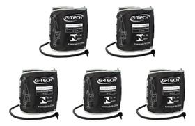 Combo 5x Braçadeira Adulto Grande 33x43cm Reposição Preto