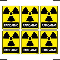 Combo 6 Adesivos De Sinalização Lixo Radioativo 15x20 Ekomunike - S-245 F9e Combo 6 Adesivos De Sinalização Lixo Radioativo 15x20 Ekomunike - S-245 F9e