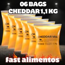 Combo 6 cheddar vegano bag 1.1 kg Combo 6 cheddar vegano bag 1.1 kg