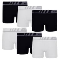 Combo 6 Cueca Kids Microfibra Infantil Lupo Sem Costura