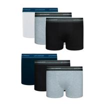 Combo 6 Cuecas Box Boxer Infantil Lupo orginal