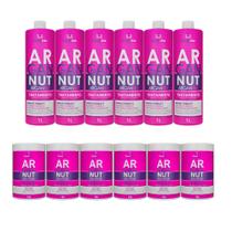 Combo 6 Escova Progressiva + 6 Btox Agan Alisamento Perfeito - Atacado