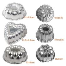 Combo 6 Formas Decoradas Caparoz 18cm e 22cm