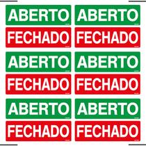 Combo 6 Placas De Sinalização Aberto / Fechado 30x10 Ekomunike - P-30 F9e Combo 6 Placas De Sinalização Aberto / Fechado 30x10 Ekomunike - P-30 F9e
