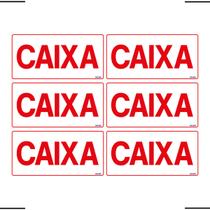 Combo 6 Placas De Sinalização Caixa 30x15 Ekomunike - P-38/1 F9e Combo 6 Placas De Sinalização Caixa 30x15 Ekomunike - P-38/1 F9e