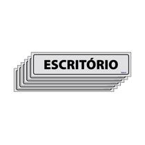 Combo 6 Placas De Sinalização Escritório 30x7 Ecom IA - B-504 F9e Combo 6 Placas De Sinalização Escritório 30x7 Ecom IA - B-504 F9e