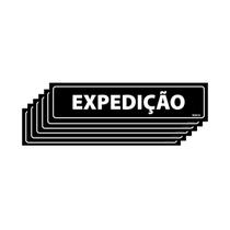 Combo 6 Placas De Sinalização Expedição 30x7 Ecom IA - A-417/1 F9e