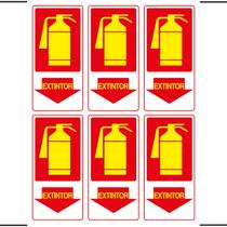 Combo 6 Placas De Sinalização Extintor 15X30 Ekomunike - X-701 F9e Combo 6 Placas De Sinalização Extintor 15X30 Ekomunike - X-701 F9e