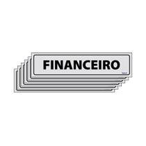 Combo 6 Placas De Sinalização Financeiro 30x7 Ecom IA - B-507 F9e Combo 6 Placas De Sinalização Financeiro 30x7 Ecom IA - B-507 F9e