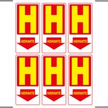 Combo 6 Placas De Sinalização Hidrante 15x30 Ekomunike - X-700 F9e Combo 6 Placas De Sinalização Hidrante 15x30 Ekomunike - X-700 F9e