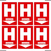Combo 6 Placas De Sinalização Hidrante 20x30 Ekomunike - X-721 F9e Combo 6 Placas De Sinalização Hidrante 20x30 Ekomunike - X-721 F9e