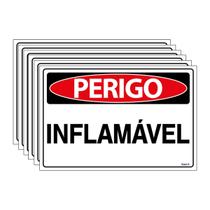 Combo 6 Placas De Sinalização Perigo Inflamável 30x20 Ecom IA - SP28 F9e Combo 6 Placas De Sinalização Perigo Inflamável 30x20 Ecom IA - SP28 F9e